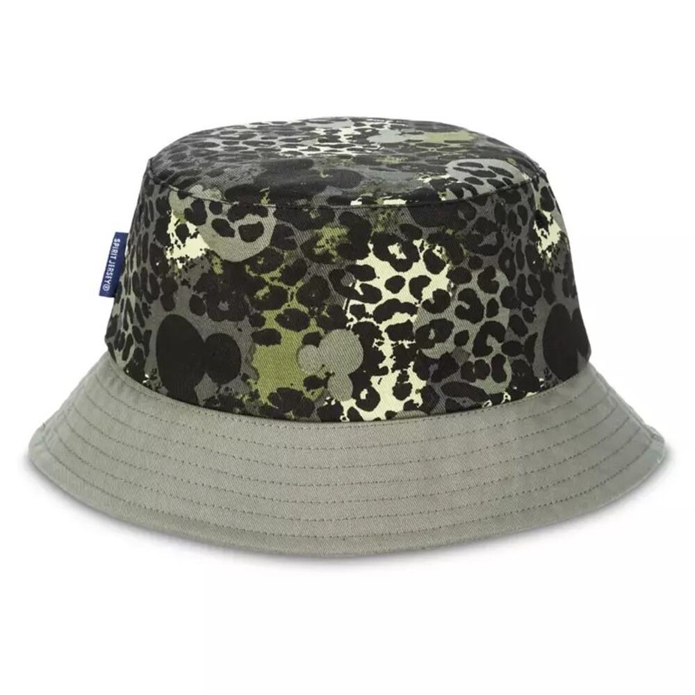 Disney Parks Animal Kingdom Mickey Ears Safari Spirit Jersey Bucket Hat NWT